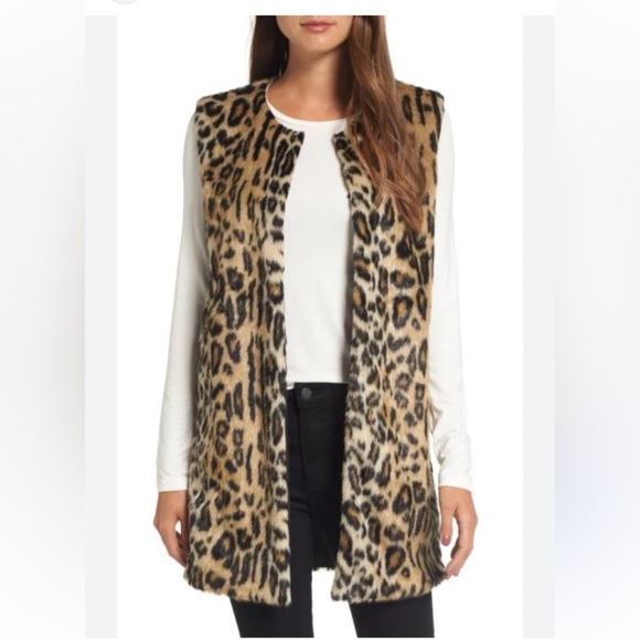 Chico's Jackets & Blazers - Chico's Leopard Print Vest size 2/Large 12
